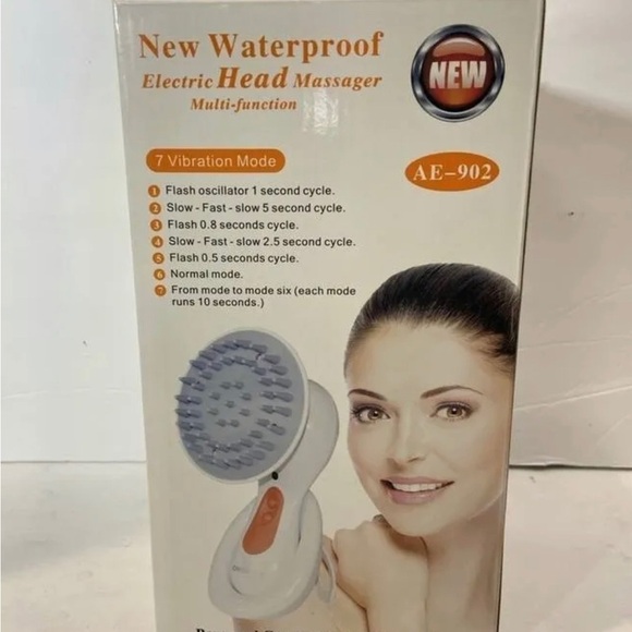 CNAIER AE-902 Multi-functional Electric Head Massager w/ 7 Vibration Modes - Picture 2 of 4